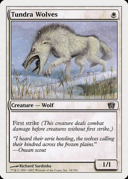 Tundra Wolves · Eighth Edition (8ED) #54 · Scryfall Magic The 
