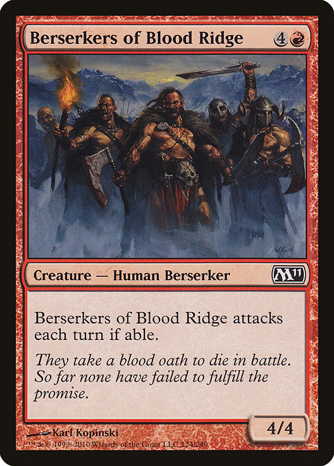 Berserkers des Contreforts de Sang|Berserkers of Blood Ridge
