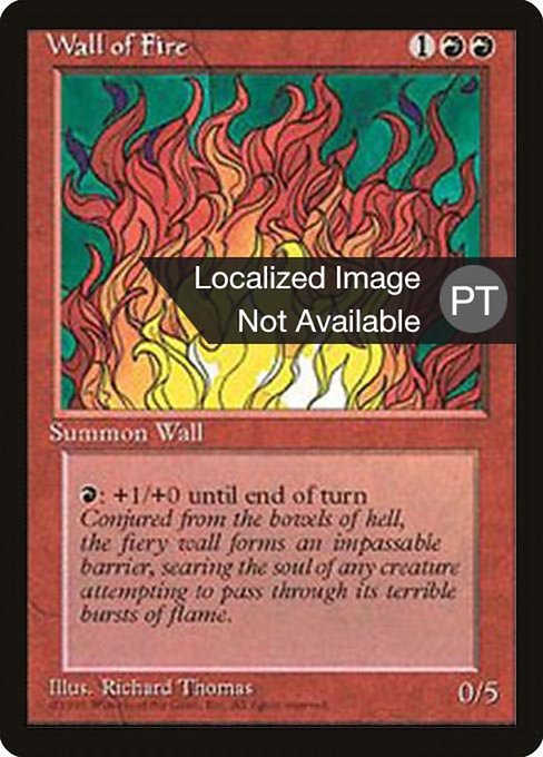 Wall of Fire (Fourth Edition Foreign Black Border #230)