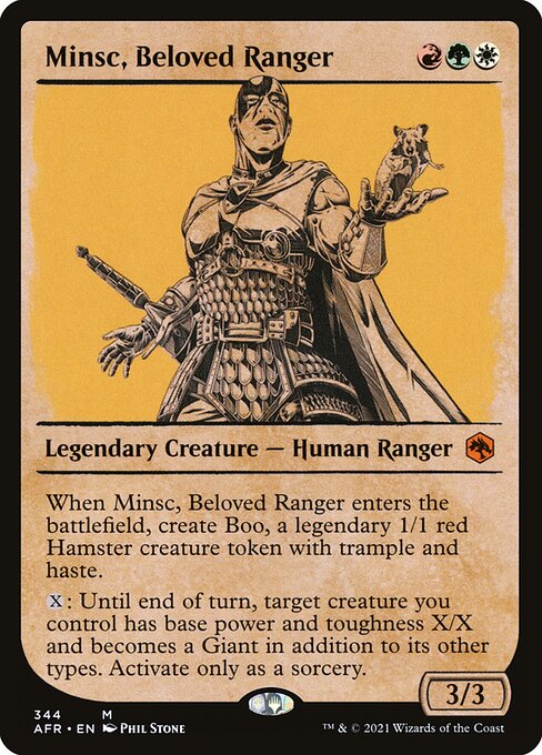 Minsc, Beloved Ranger card image