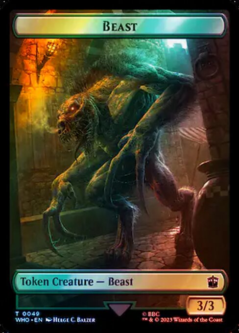 Beast (Doctor Who Tokens #49)
