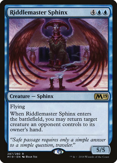Riddlemaster Sphinx (M19)