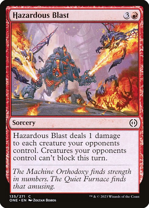 Hazardous Blast card image