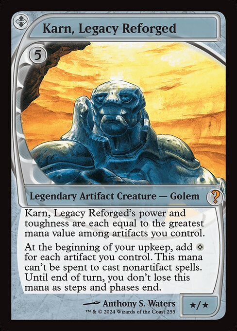 Karn, Legacy Reforged