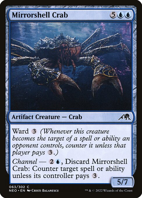 Crabe à carapace miroir|Mirrorshell Crab
