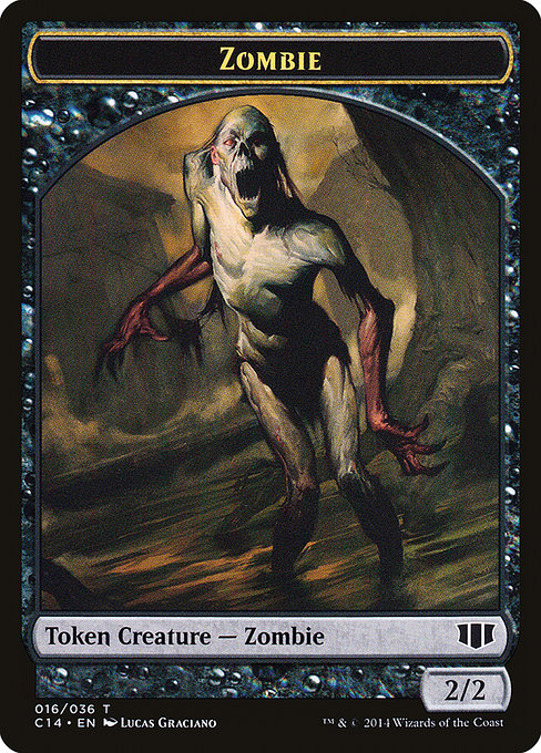 Zombie (Commander 2014 Tokens #16)