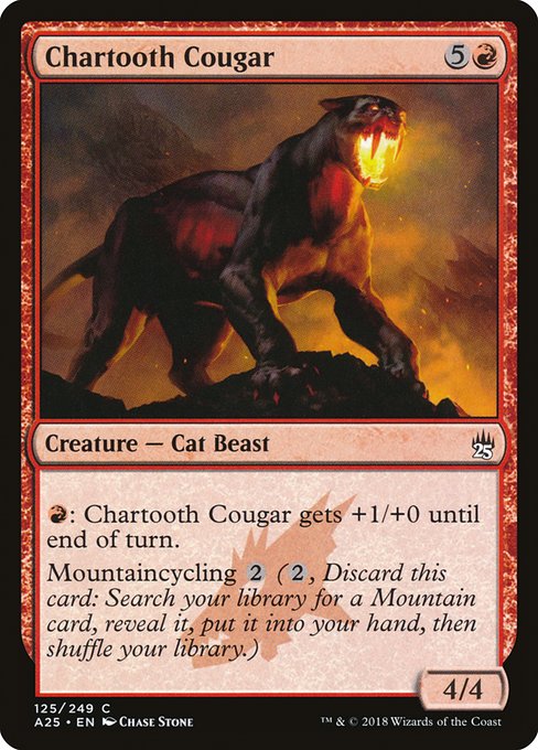 Chartooth Cougar (Masters 25 #125)