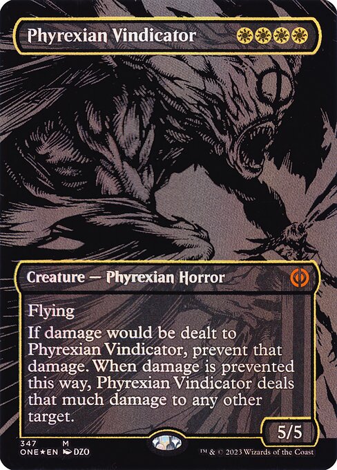 Phyrexian Vindicator (Phyrexia: All Will Be One #347)