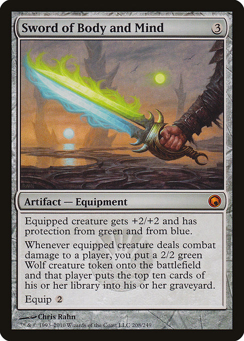 Sword of Body and Mind (Scars of Mirrodin #208)