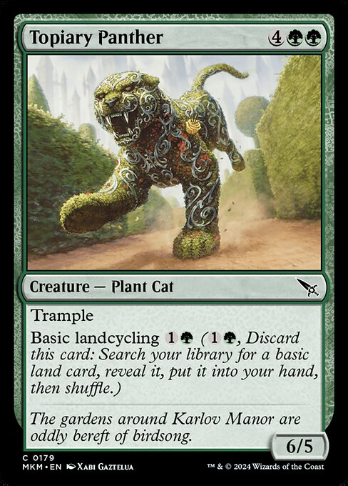 Topiary Panther card image