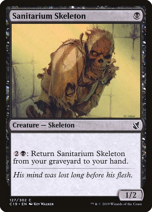 Squelette interné|Sanitarium Skeleton