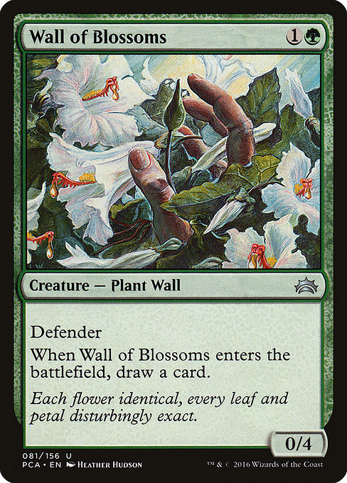 Wall of Blossoms (Planechase Anthology #81)