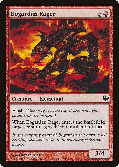Bogardan Rager (Duel Decks: Knights vs. Dragons #57)