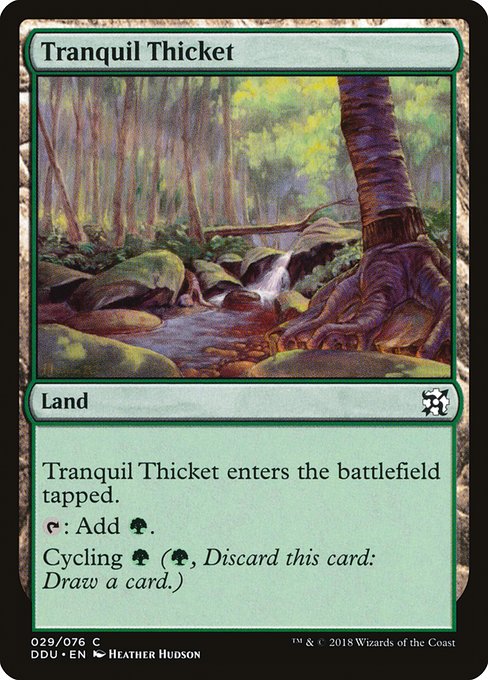 Halliers tranquilles|Tranquil Thicket