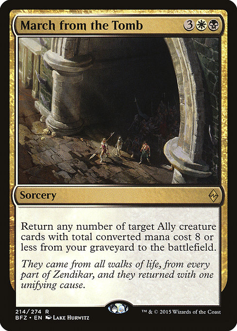 March from the Tomb (bfz) 214