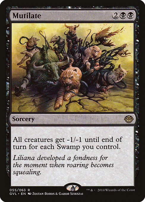 Mutilate (Duel Decks Anthology: Garruk vs. Liliana #55)