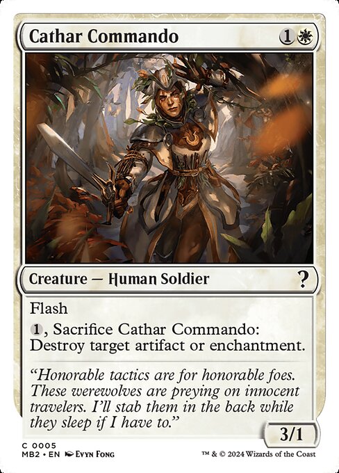 Commando cathare (Mystery Booster 2)