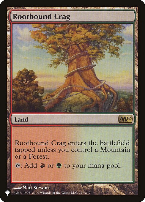 Rootbound Crag (plst) M10-227
