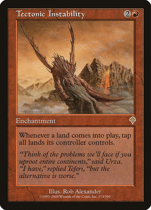 Tectonic Instability card image