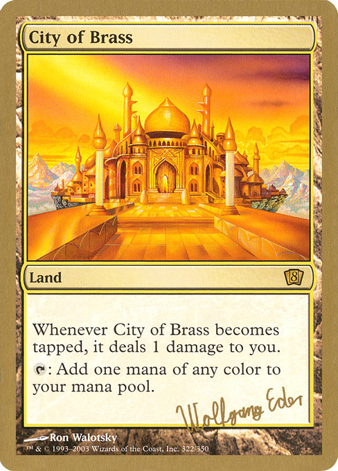 City of Brass (World Championship Decks 2003 #we322)