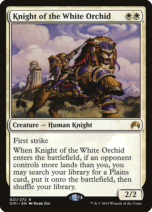 Chevalier de l'Orchidée blanche|Knight of the White Orchid