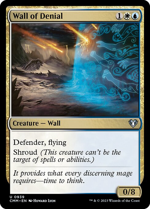 Wall of Denial (Commander Masters #939)