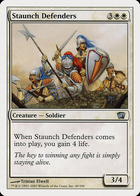Défenseurs inébranlables|Staunch Defenders