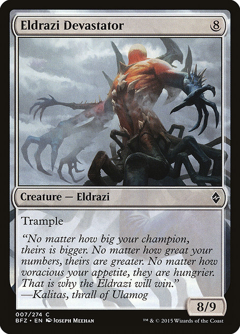 Eldrazi Devastator (Battle for Zendikar #7)