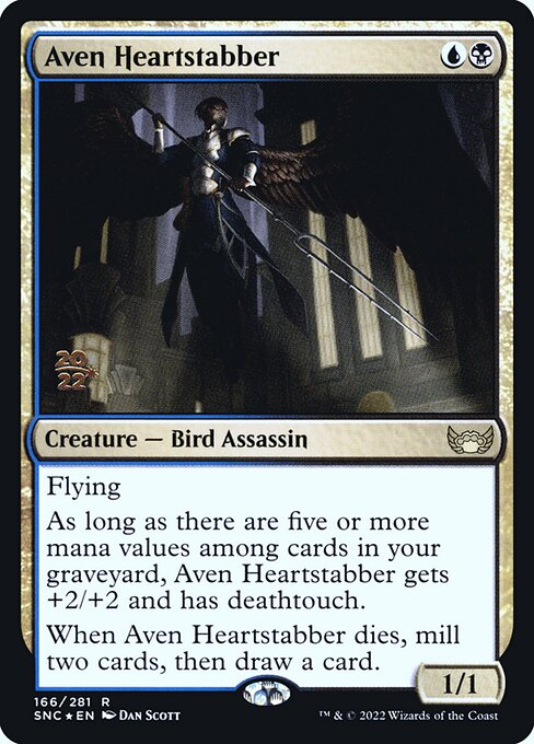 Aven Heartstabber (Streets of New Capenna Promos #166s)