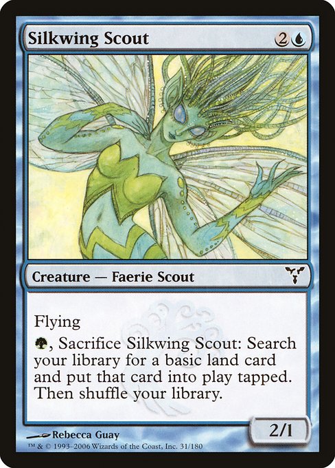Éclaireuse à ailes de soie|Silkwing Scout