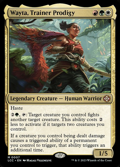 Wayta, Trainer Prodigy (The Lost Caverns of Ixalan Commander #7)