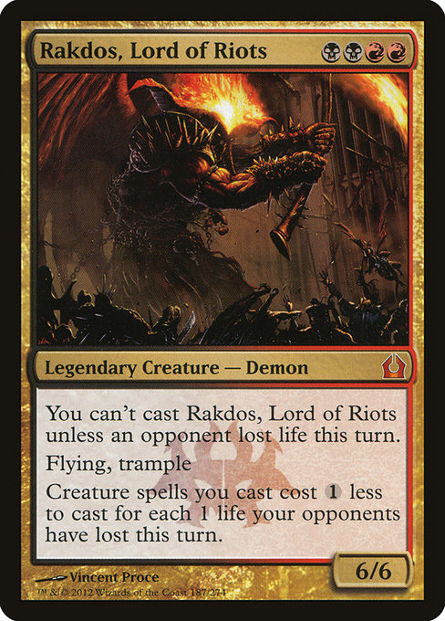 Rakdos, Lord of Riots (Return to Ravnica #187)