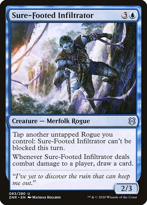 Sure-Footed Infiltrator (Zendikar Rising #83)