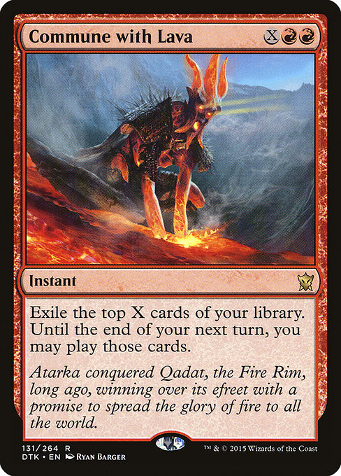 Commune with Lava card image