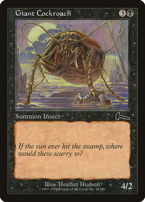 Giant Cockroach card image