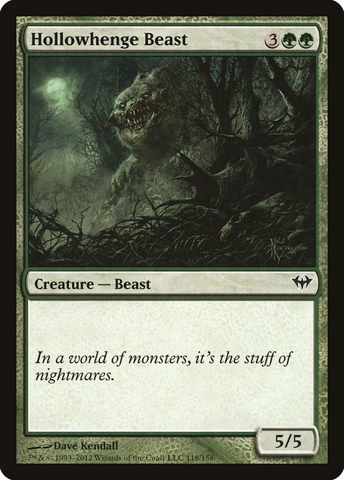 Hollowhenge Beast (Dark Ascension #118)