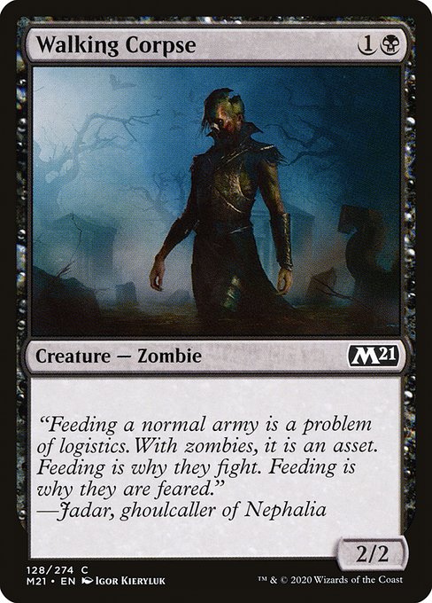 Walking Corpse (Core Set 2021 #128)