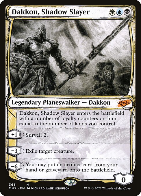 Dakkon, Shadow Slayer (Modern Horizons 2 #363)