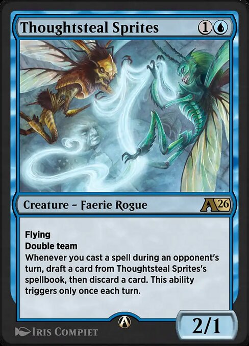 Thoughtsteal Sprites magic the gathering card art