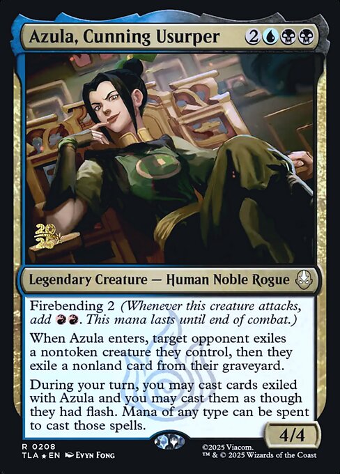 Azula, Cunning Usurper magic the gathering card art