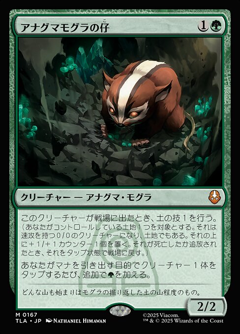 MTG アナグマモグラの仔 Badgermole Cub 拡張版 日本語 アナグマモグラの仔 (Badgermole Cub) · Avatar: The Last Airbender