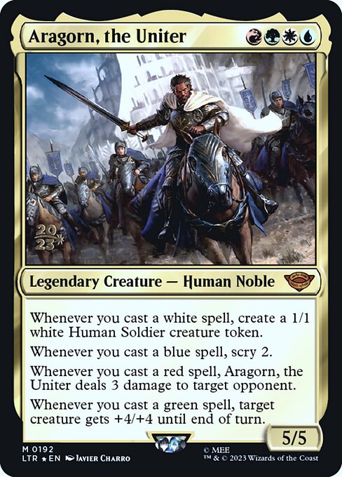 Aragorn, the Uniter (Tales of Middle-earth Promos #192s)