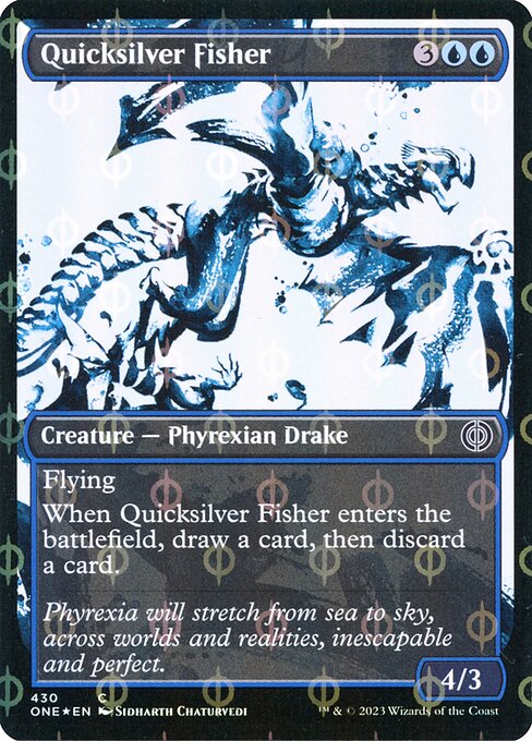Quicksilver Fisher (Phyrexia: All Will Be One #430)