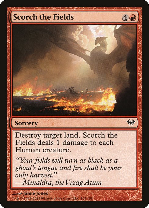 Scorch the Fields card image