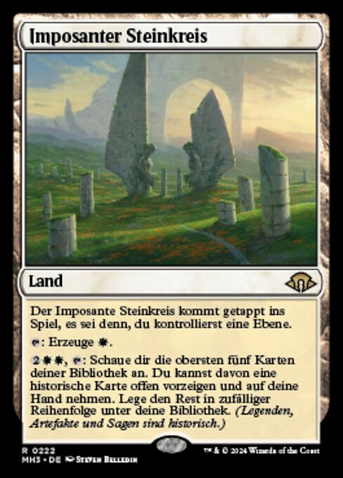 Monumental Henge (Modern Horizons 3 #222)