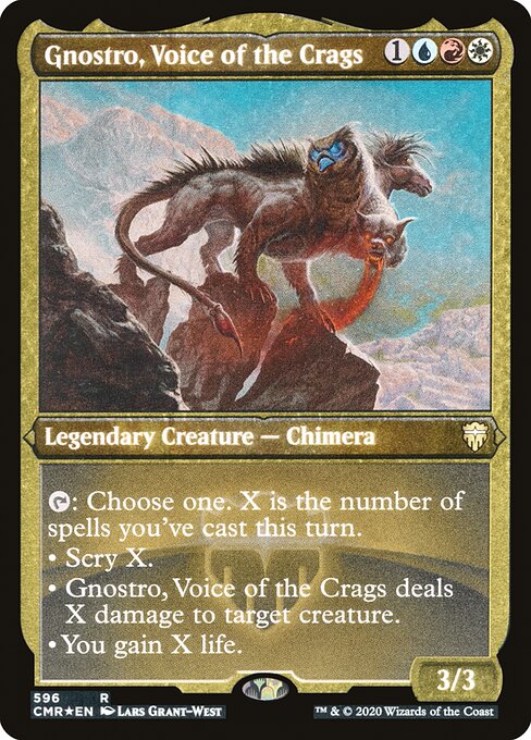 Gnostro, Voice of the Crags (Commander Legends #596)