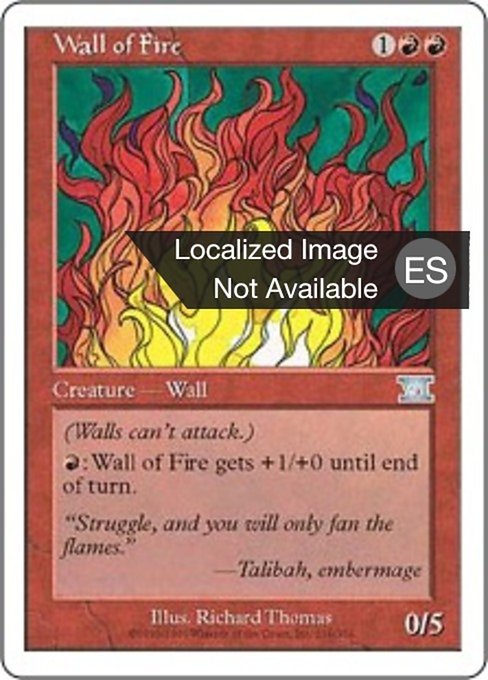 Wall of Fire (Classic Sixth Edition #216)