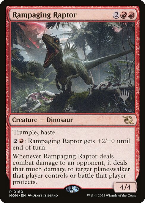 Rampaging Raptor (March of the Machine Promos #160p)