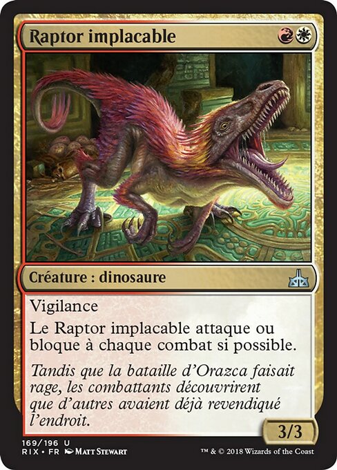 Raptor implacable