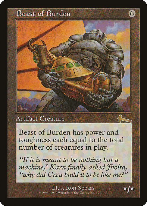 Beast of Burden (Urza's Legacy #122)